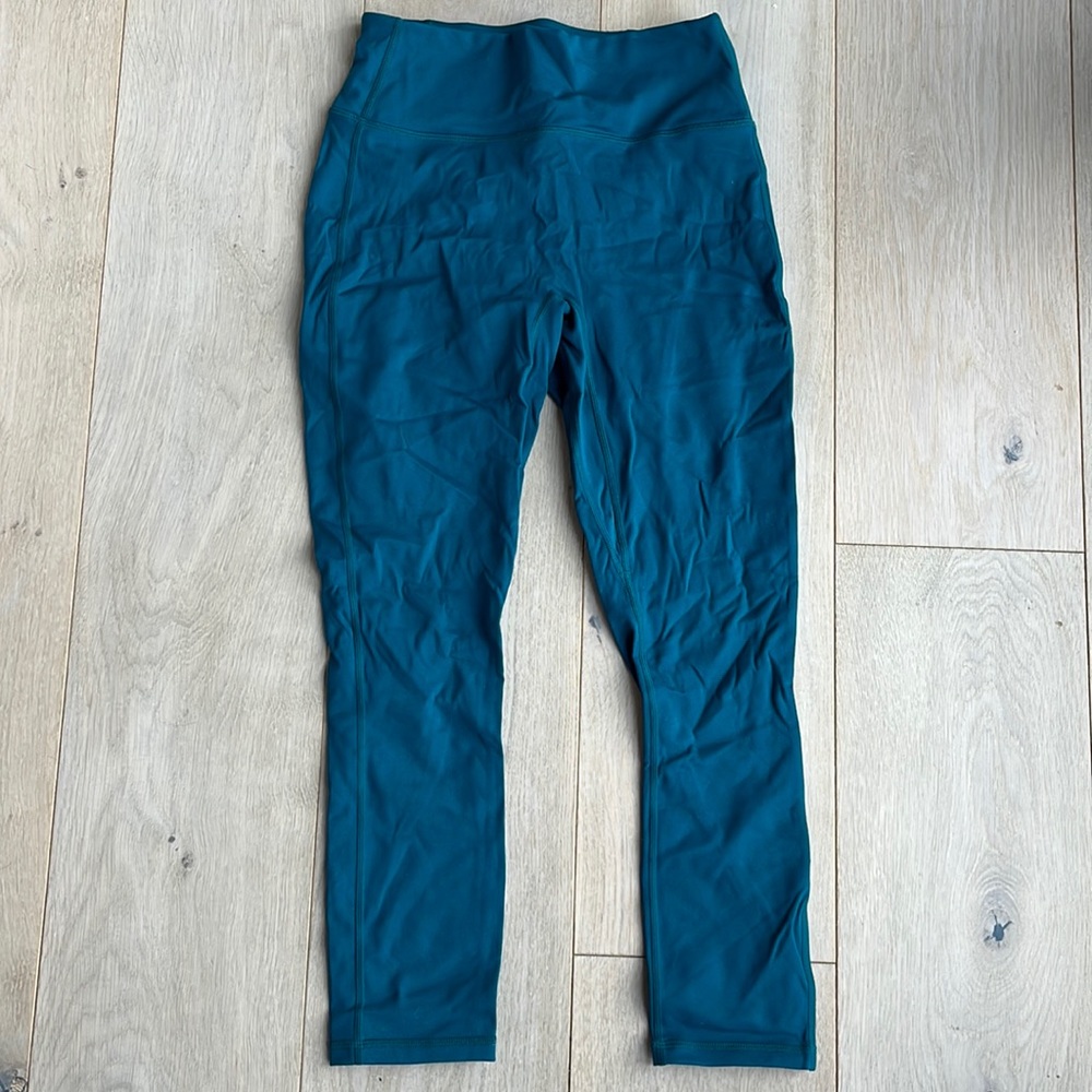 Fabletics dark teal green leggings size S